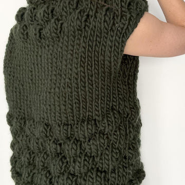 Mock Neck Bubble Vest