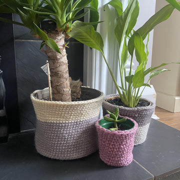 Easy Crochet Plant Pot/ Basket