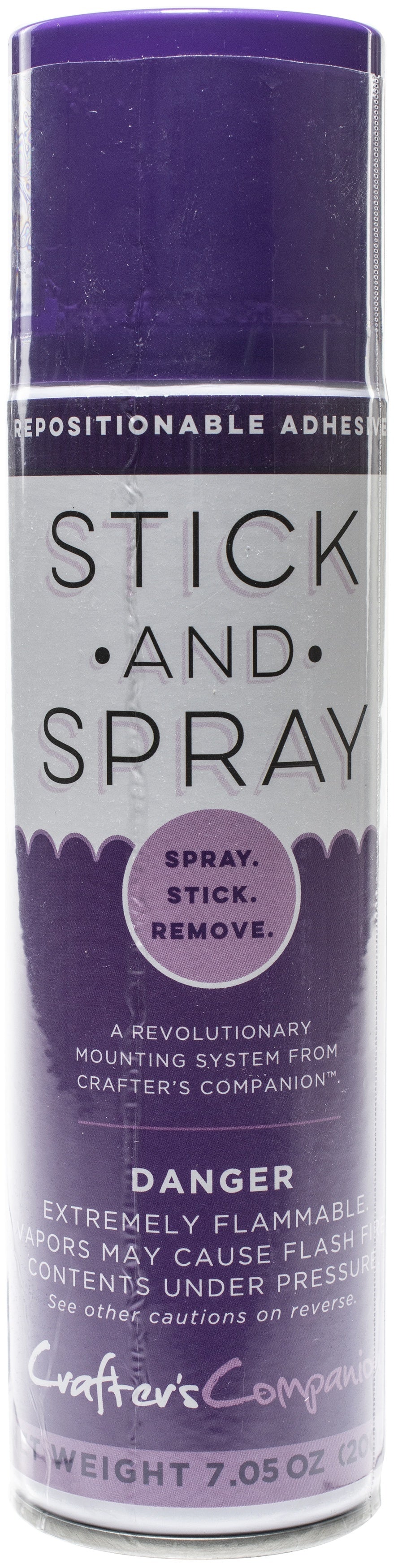 Crafter's Companion Stick & Spray Repositional Adhesive - 7.05oz