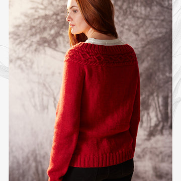 "Camilla Cardigan" - Cardigan Knitting Pattern For Women in Willow and Lark Nest