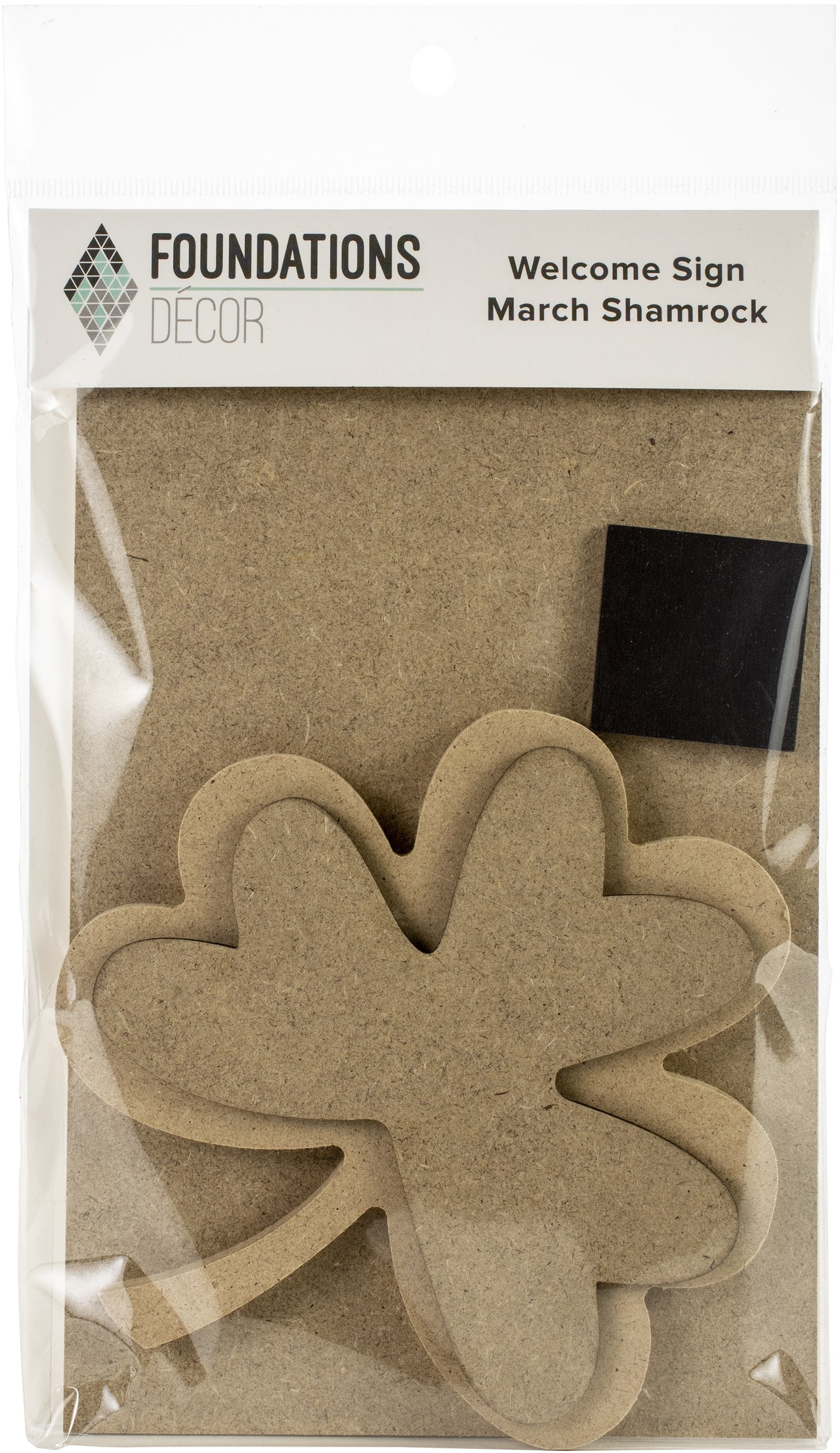 Foundations Decor Welcome Sign Kits - March - Shamrock