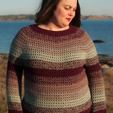 Top Down Winter Sweater