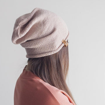 Unisex simple beanie - Slouchy beanie + VIDEO