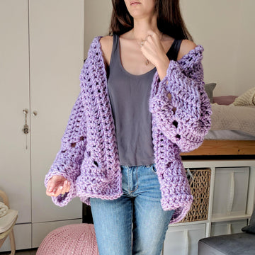 Super Chunky Hexagon Cardigan