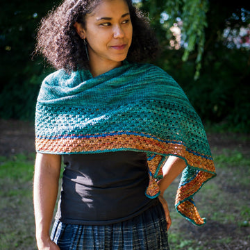 Young Peacock Shawl