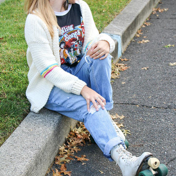 Happy Stripes Cardigan