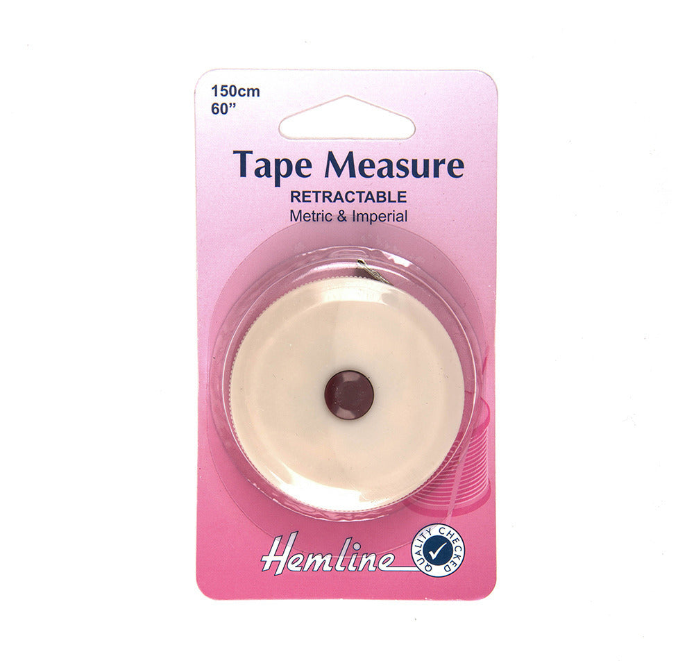 Hemline Spring-loaded Tape Measure