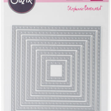 Sizzix Framelits Dies By Stephanie Barnard 8/Pkg - Dotted Squares