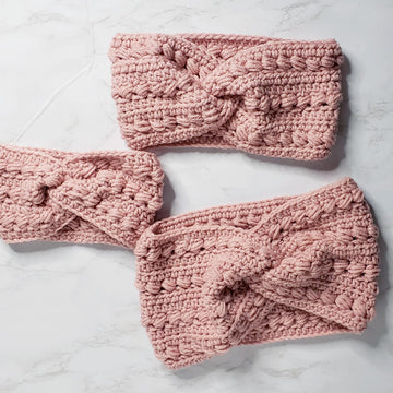 Twisted Bead Earwarmers