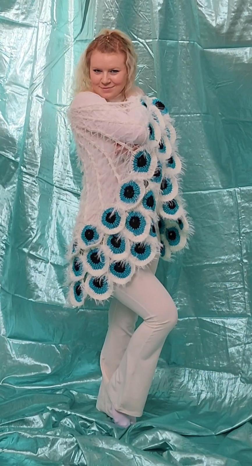 Good Luck Peacock Shawl