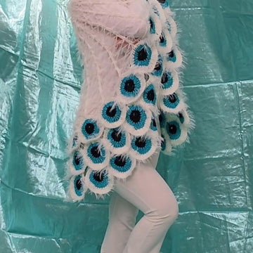Good Luck Peacock Shawl