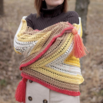 Wrap Me in Sunshine Shawl