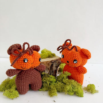 Halloween Pumpkin Bear fall decor