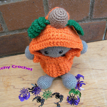 Inchoate Pumpkin Hoodie, halloween, autumn