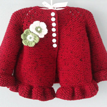 Knitting Cardigan Adeline Pattern by Elena Mitchell