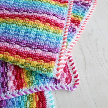 Basket of Rainbows Blanket