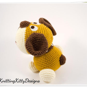 Amigurumi Brown Puppy Dog