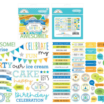 Doodlebug Odds & Ends Chit Chat Die-Cuts - Party Time
