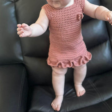 Pleated A-line Dress