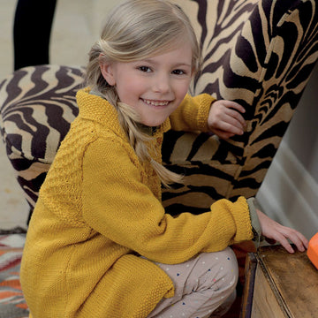 Girls’ Sweater in Schachenmayr Wool 125 - S9202 - Downloadable PDF