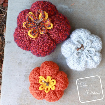 Crinkle Pumpkin Amigurumi