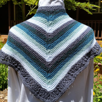 Kingfisher Shawlette