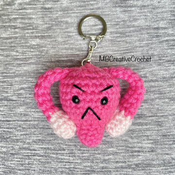 Uterus mini keychain