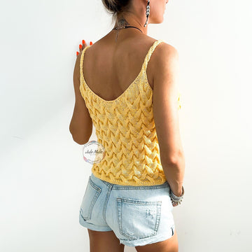 Women’s aran crop top