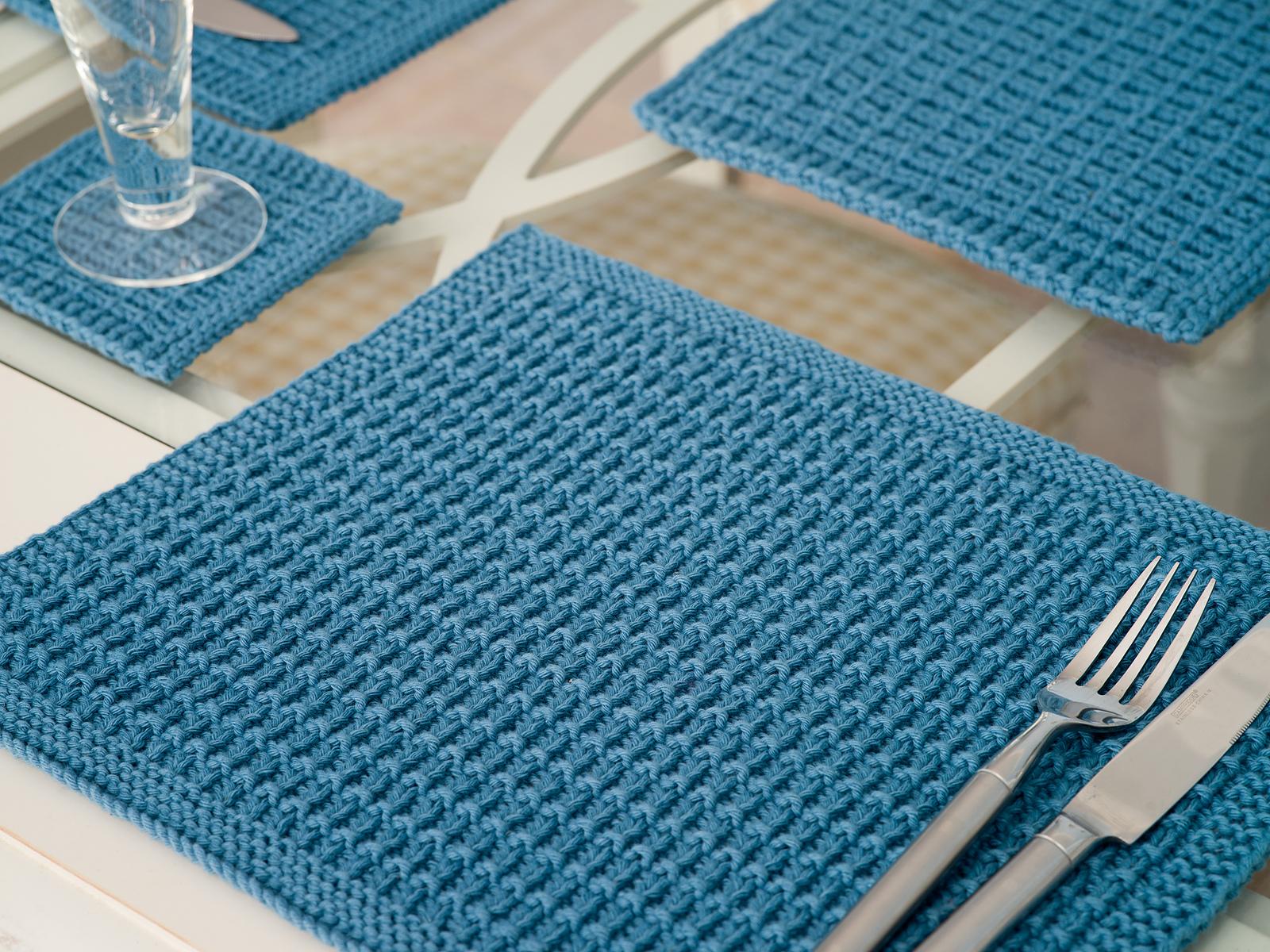 Trevarren Placemat Set Knitting Pattern