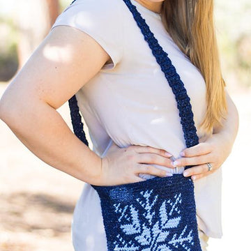 Snowflake Tapestry Bag