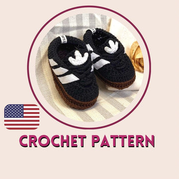 DIY baby shoes sneakers booties „Adidas Sambas“