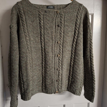 SKELBO, cardigan in Shetland wool