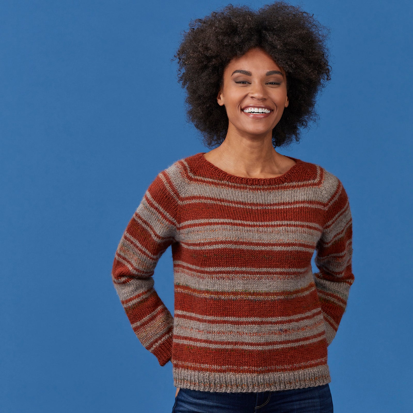 Silverthorne Pullover - Sweater Knitting Pattern For Women in Tahki Yarns Gunnison by Tahki Yarns