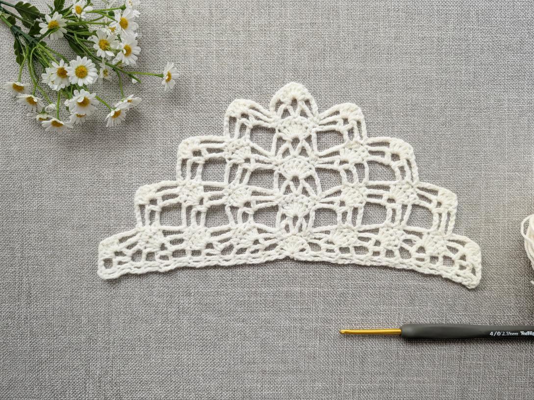 Crochet Bandana/Shawl Pattern/Chart #25