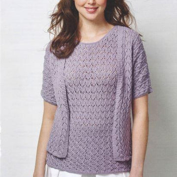 Parachute Lace Vest and Cardigan