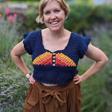 Rainbow Sunrise Top