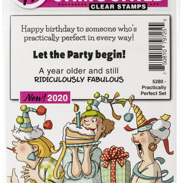 Art Impressions Girlfriends Clear Stamp - Practically Perfect