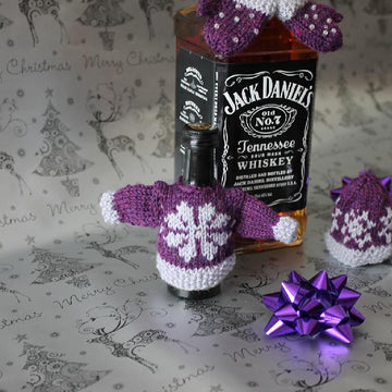 Christmas Glamour Mini Snowflake Beanie Decoration