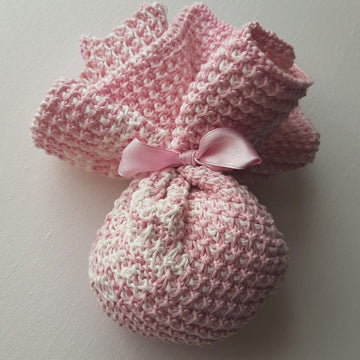 Angel wings washcloth
