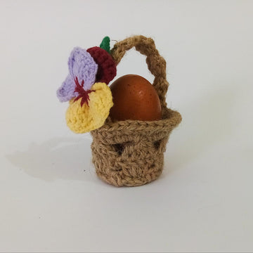 Easter basket with Violets