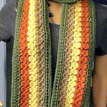 Cluster Stitch scarf