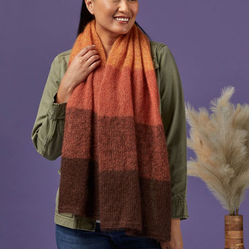1261 Cold Spring Oasis -  Shawl Knitting Pattern for Women in Valley Yarns Southampton by Valley Yarns