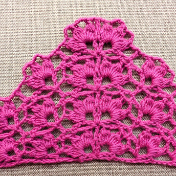 Triangle Crochet Shawl #46