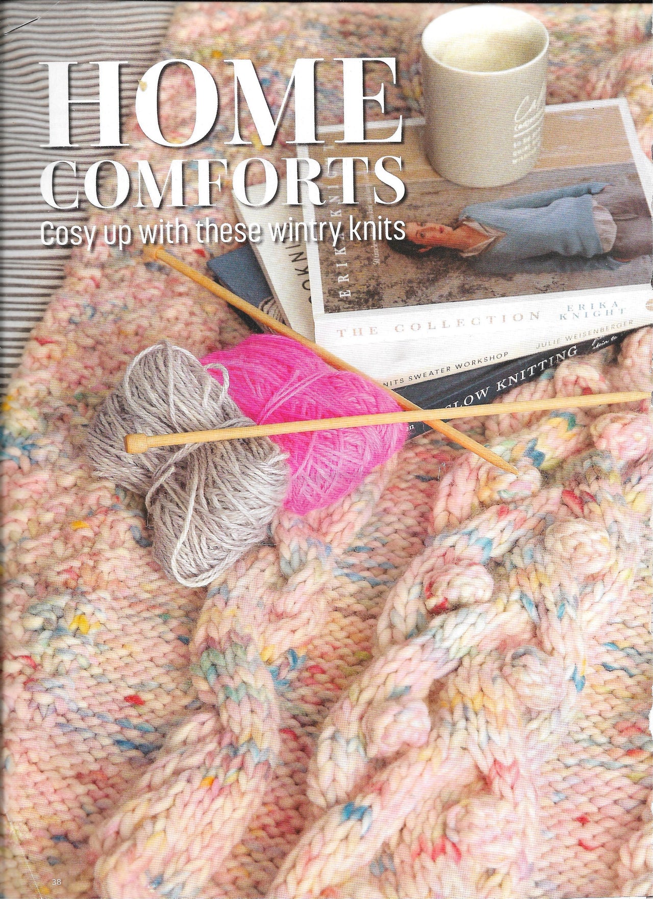 Chunky Cable and Bobbles Blanket