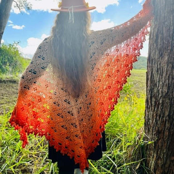 Dragonfly Freefall Shawl