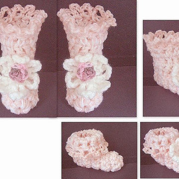 435, BABY BOOTIES, FRILLY TOP