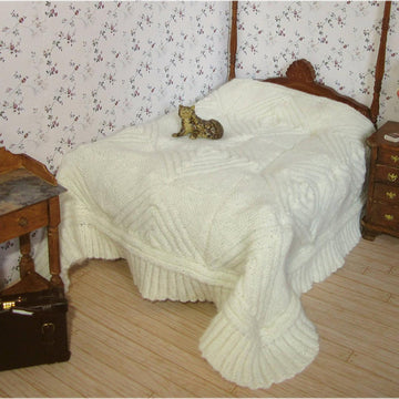 1:12th scale Diamond Ridge bedspread