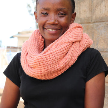 Pixel Wrap sweater scarf
