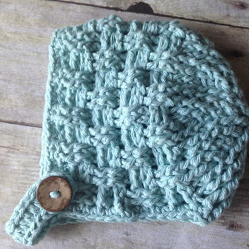 Texture Weave Baby Bonnet