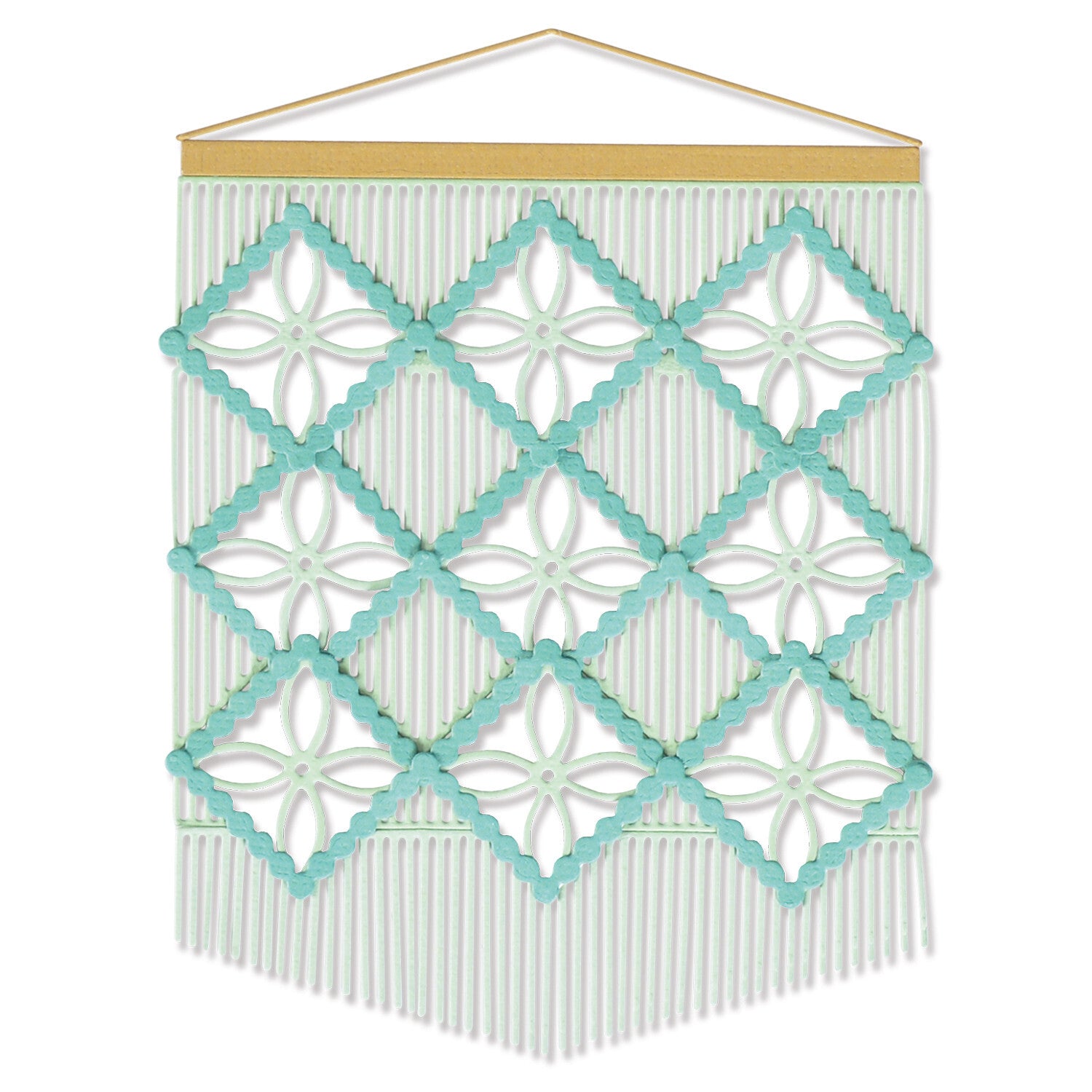 Sizzix Thinlits Die Set 9PK Macramé Card Front by Jennifer Ogborn